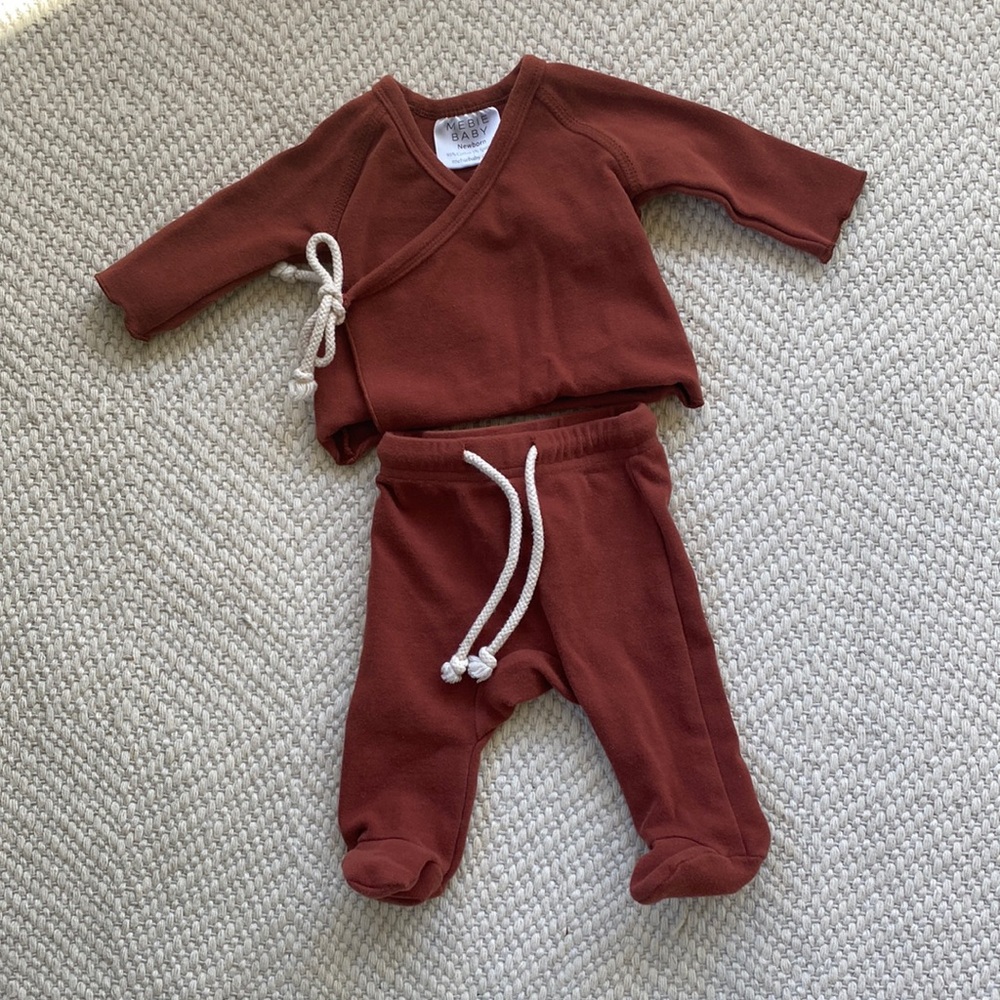 Mebie Baby Brick Layette Set Newborn